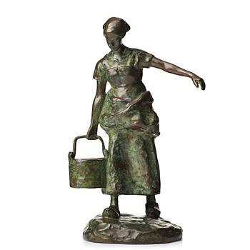 448. Ruth Milles, Girl with a water bucket ("Vattenbärerskan").