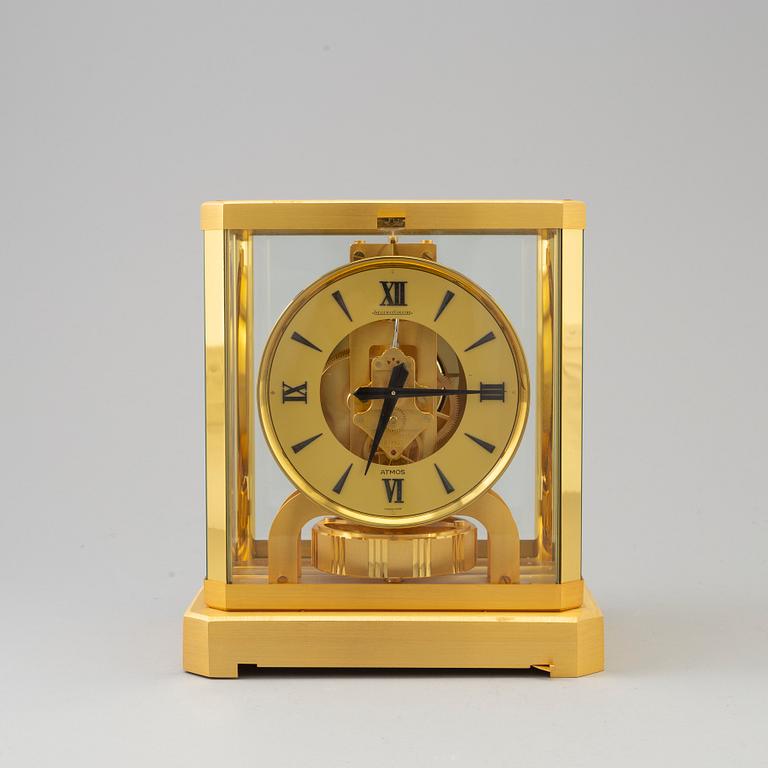 A second half of the 20th century mantle clock by Jaeger LeCoultre, Switzerland.