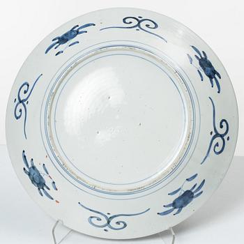 Six porcelain plates and dishes, Japan and China, 18th-19th century.