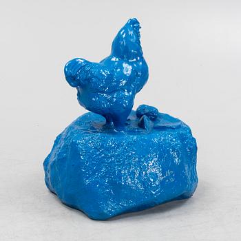 William Sweetlove, sculpture, blue polyuteran, 2006, signed 19/50.