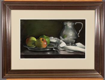 KATHY LONG, pastell, signerad.