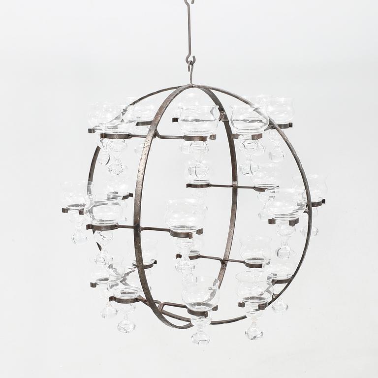 Bertil Vallien, chandelier Kosta Boda late 20th century.