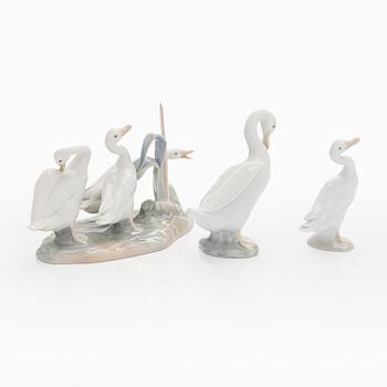 Lladró, figuriineja, 3 kpl, posliinia Espanja.