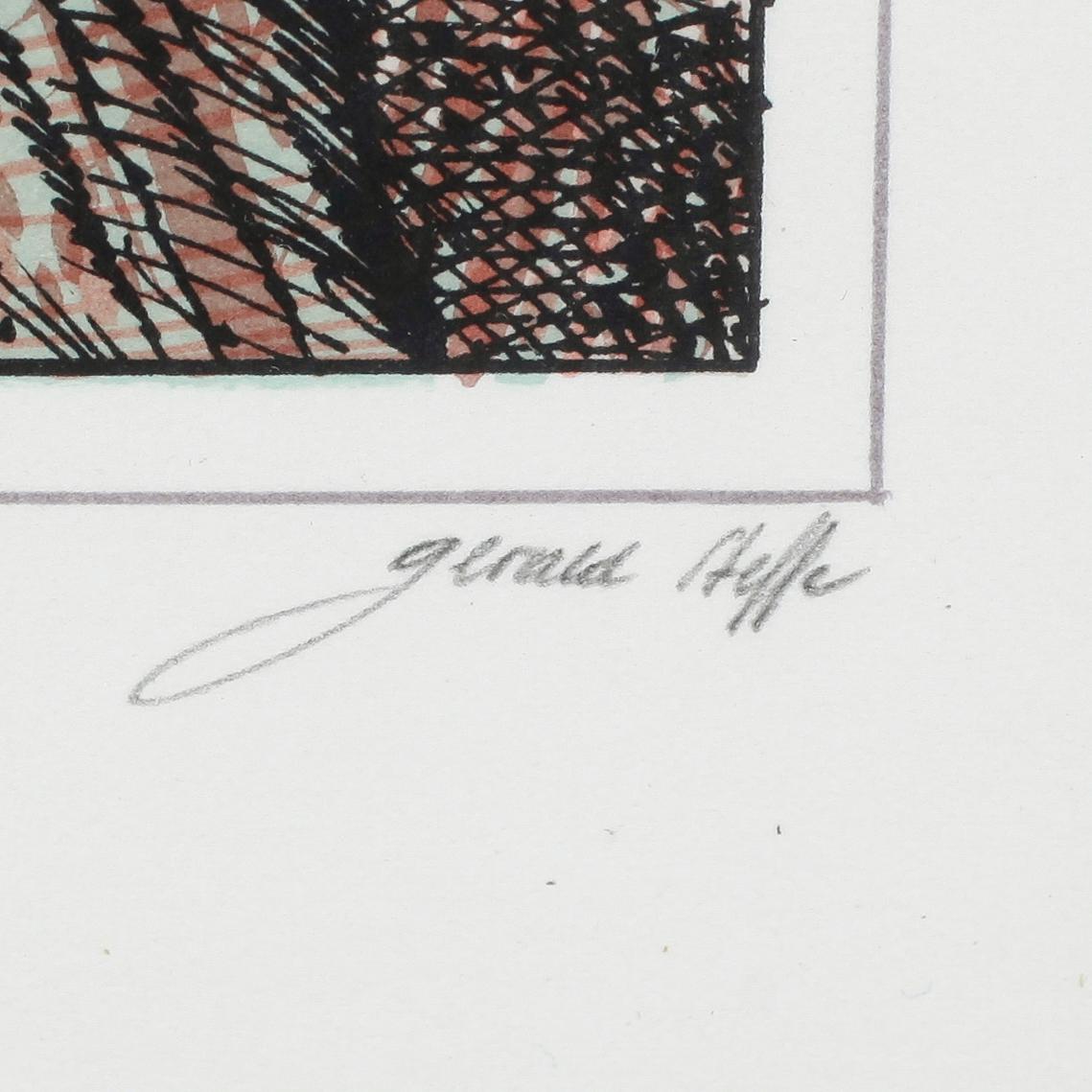 GERALD STEFFE, färglitografi, signerad och numrerad 18/225.