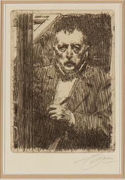ANDERS ZORN, etching, signed, signed and dated in the plate 1911.