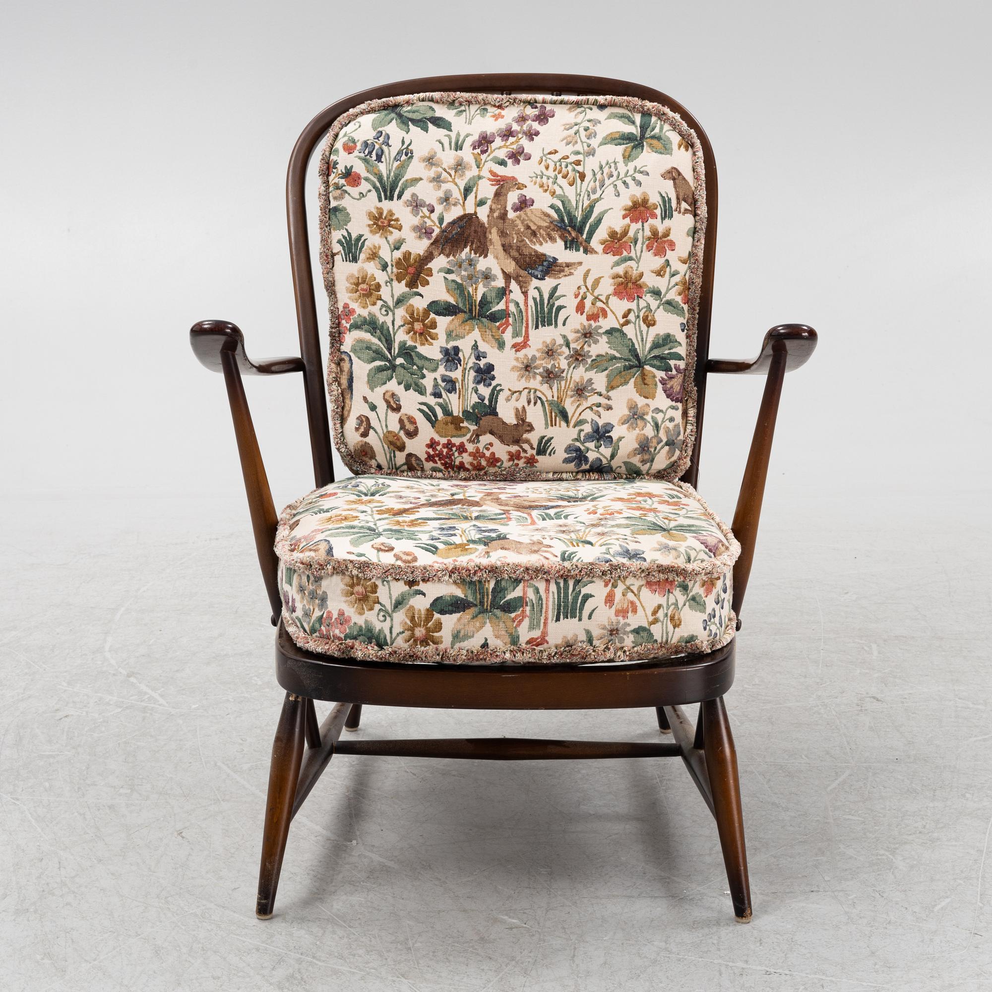 Lucian Ercolani, dagbädd och karmstol, olika modeller, Ercol, England, 1960/70-tal.