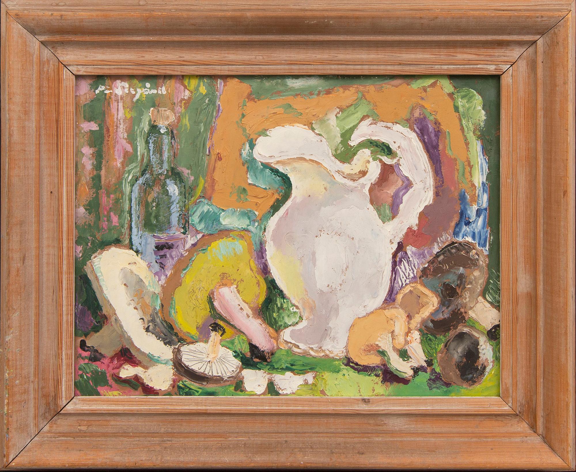 Pär Siegård, a signed oil on voard.