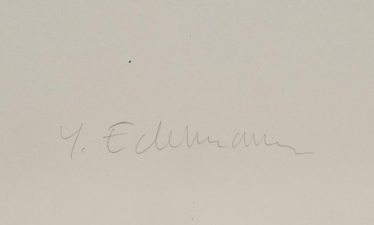 YRJÖ EDELMANN, färglitografi, signerad och numrerad 58/150.