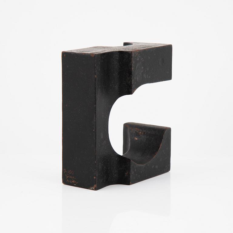Björn Selder, sculpture, signed, numbered, iron.