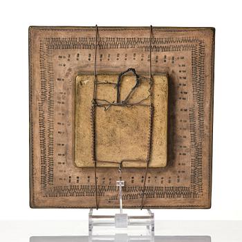 Rut Bryk, a wall relief/plaque, Arabia, Finland ca 1960.