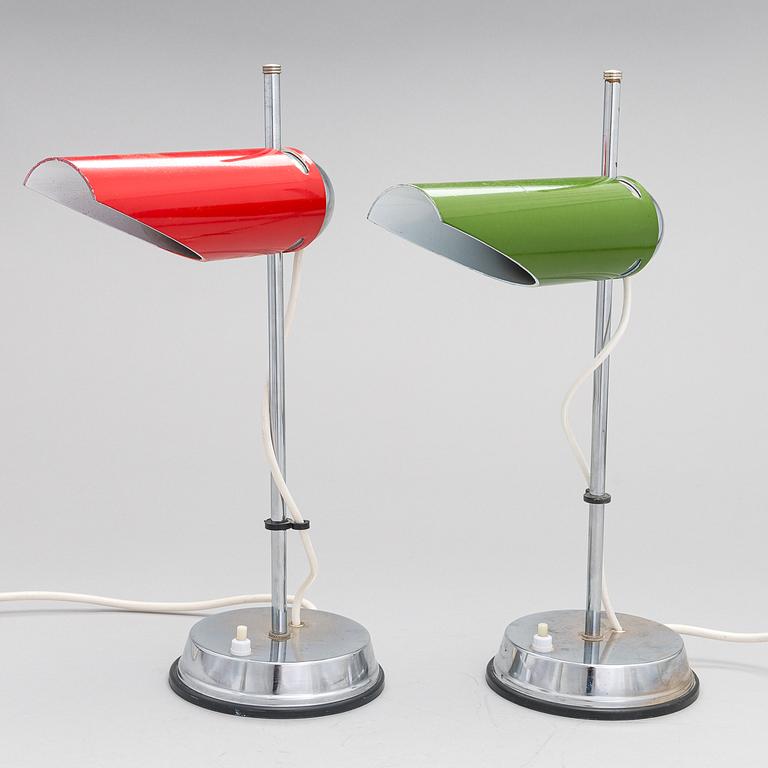 A pair of 1960's table lamps.