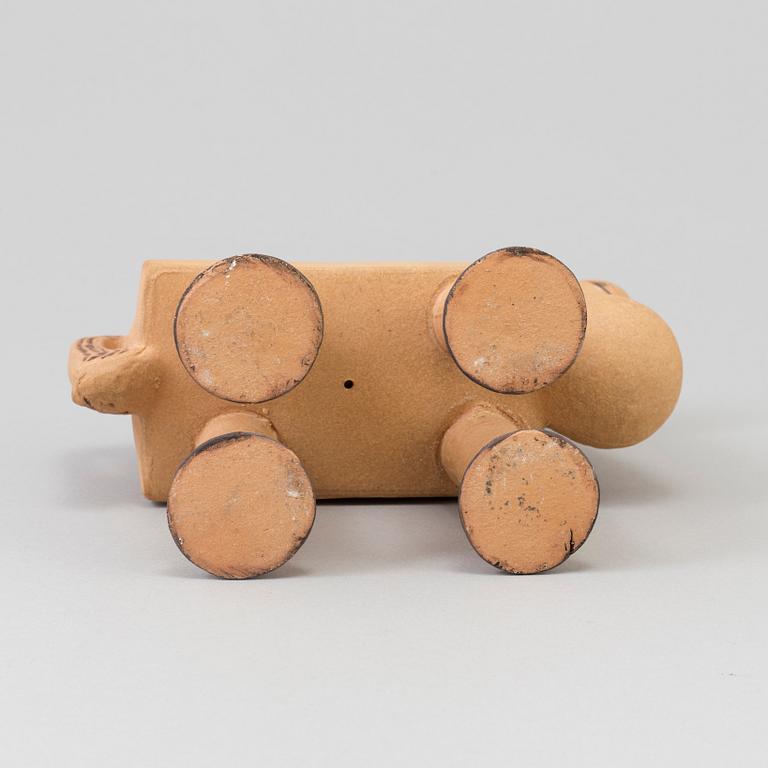 LISA LARSON,  figurin, stengods, "Kamel", ur serien "Jura", Gustavsberg. Formgiven 1971.