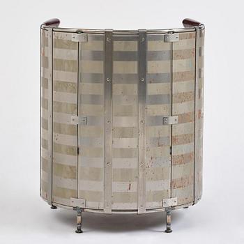 Mats Theselius, fåtölj, "Älgskinnsfåtöljen", ed. 52/360, Källemo, Värnamo, efter 1991.