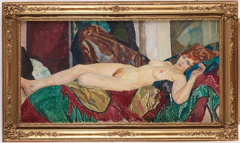 Carl Wilhelmson, Lying model.