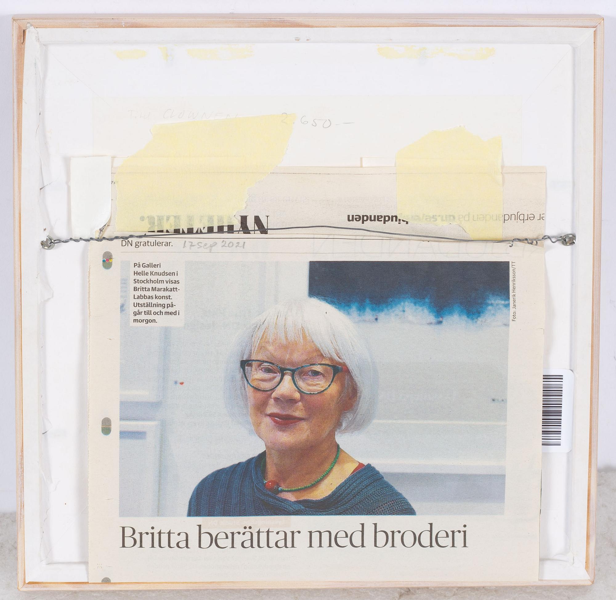 Britta Marakatt-Labba, Clownen.