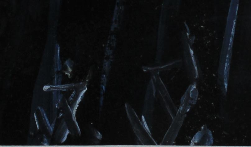 OKÄND KONSTNÄR, blandteknik, monogramsign.