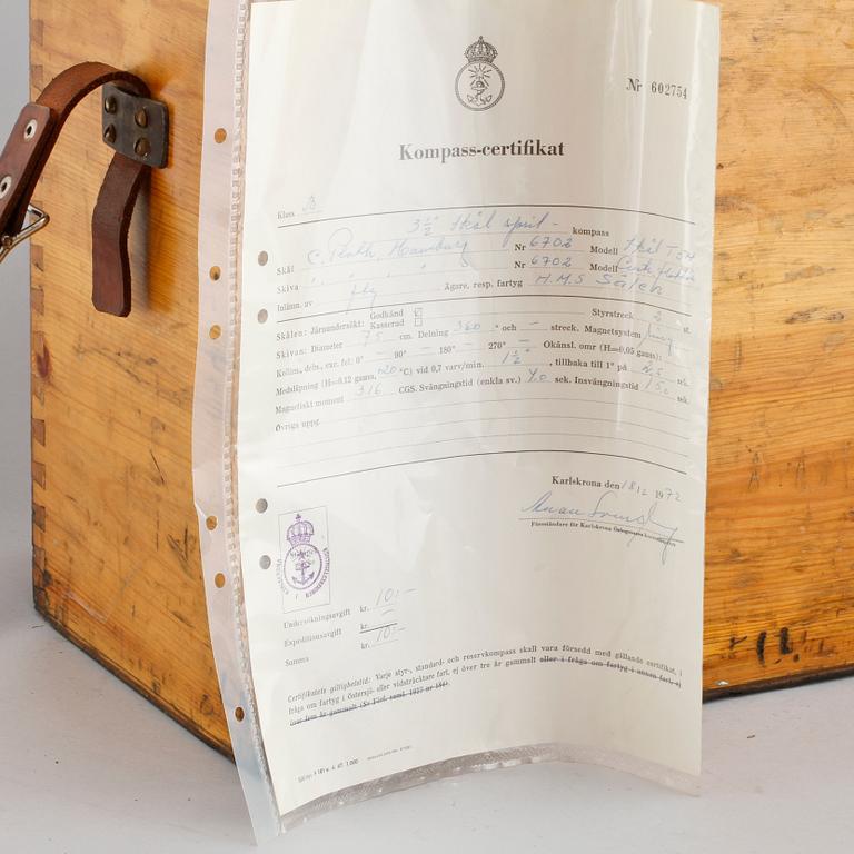 A binnacle, C Plath, Hamburg, 1900-tal.