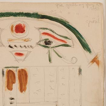 Ragnhild Keyser, Sketch from the Louvre, 1935.