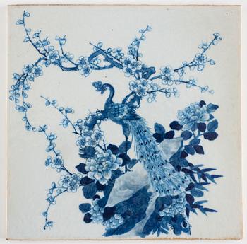 A Chinese six fold screen, Qing dynasty, 19th Century.