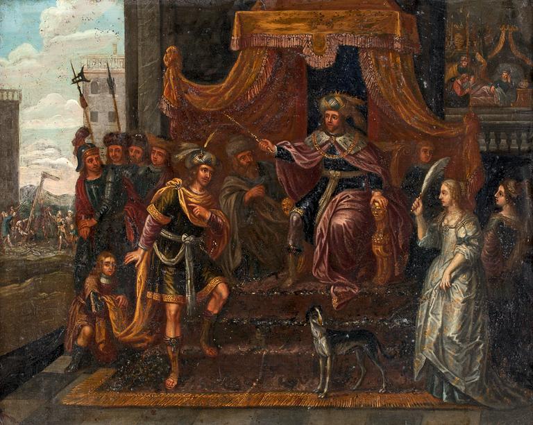 Jacob Willemsz. De Wet Follower of, Figure scenes.