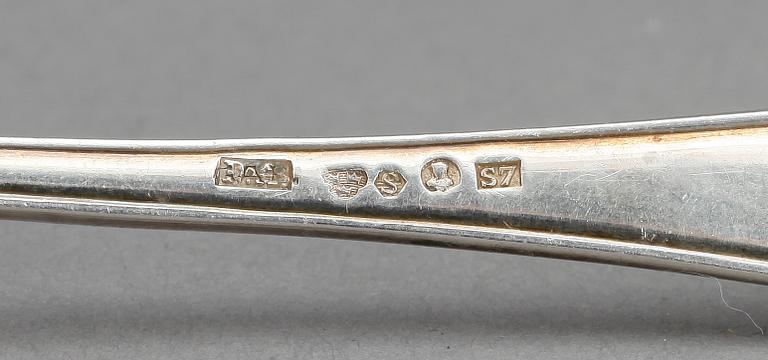 PARTI SILVER, mestadels Sverige, 1800/1900-tal. Totalvikt: ca 548 gram.