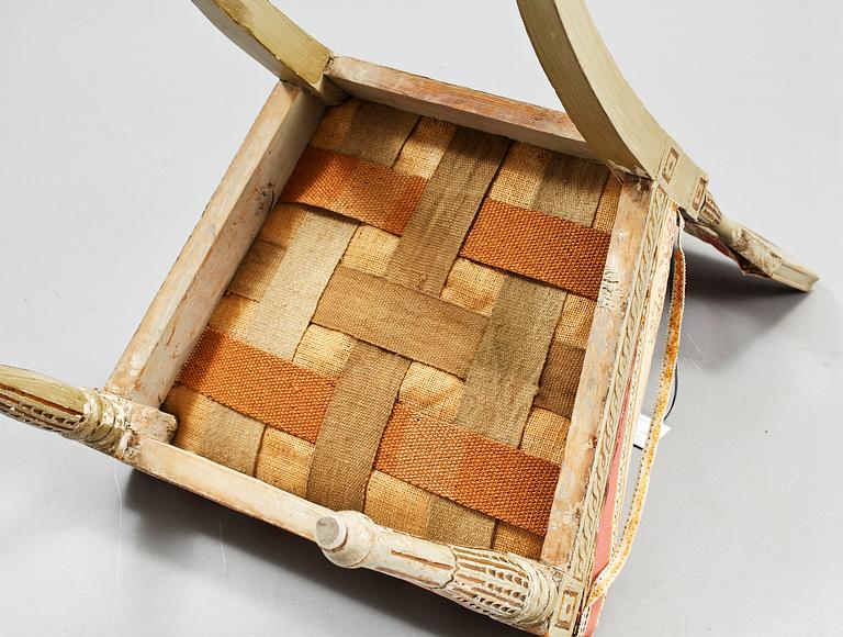 STOLAR, ett par, sengustavianska, 1700/1800-tal.