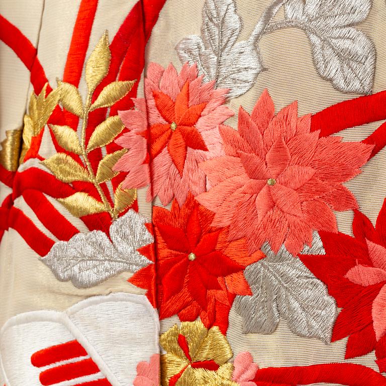 A 20th century Japanese wedding kimono.