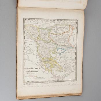 ATLAS, "Stieler´s Schul-Atlas", 1800-talets mitt.