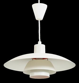 TAKLAMPA, PH-4, Poul Henningsen för Louis Poulsen, 1900-talets slut. Höjd 18cm.