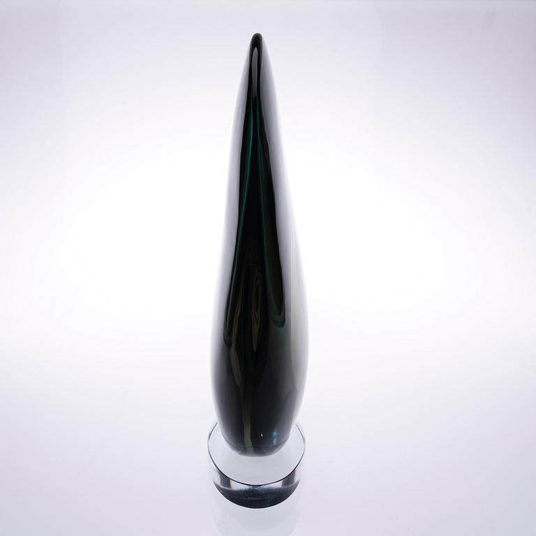 TIMO SARPANEVA, GLASSKULPTUR. Stabat mater. Sign. Timo Sarpaneva, studio Pino Sinoretto, Murano 1999.