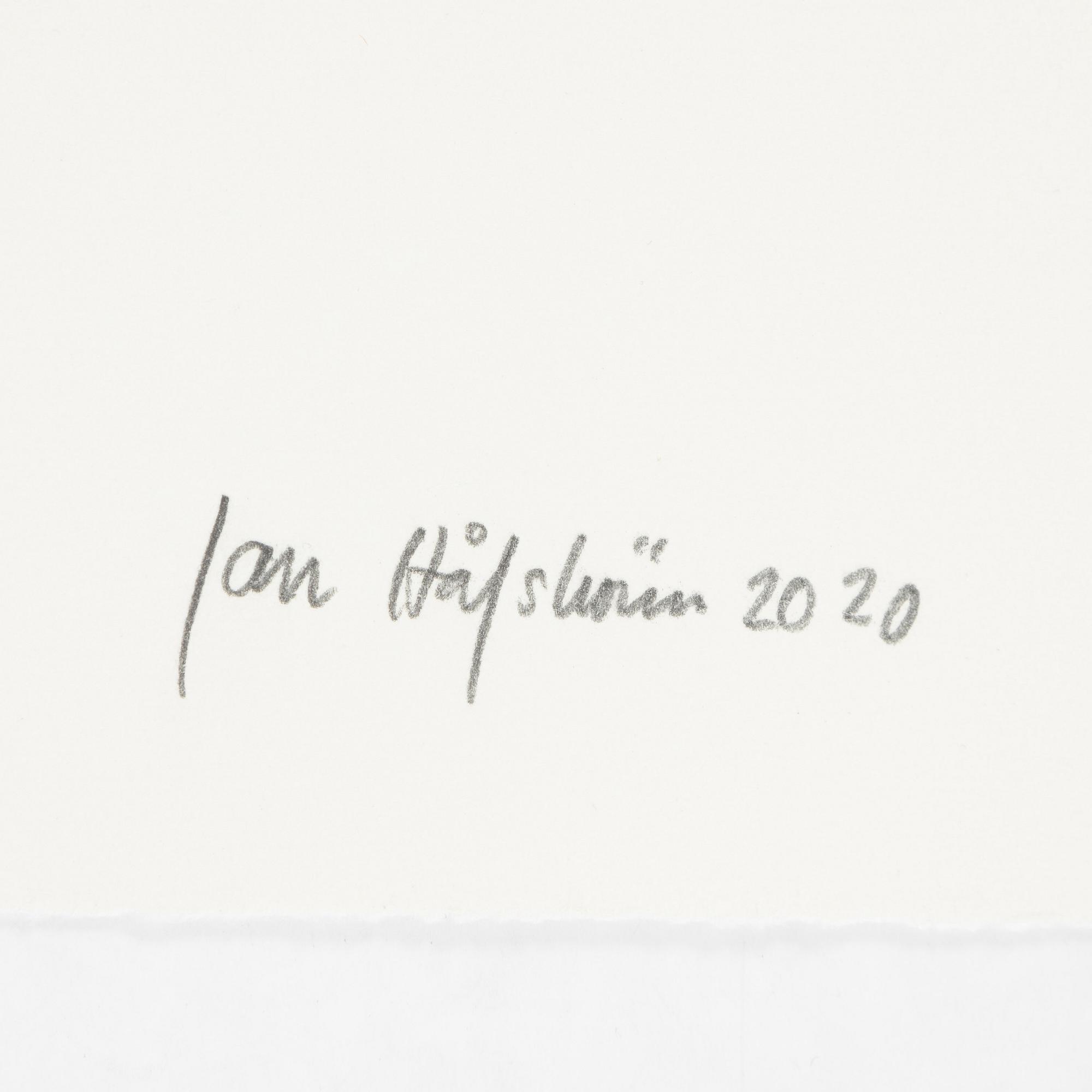 Jan Håfström, färgetsning, 2020, signerad 45/50.