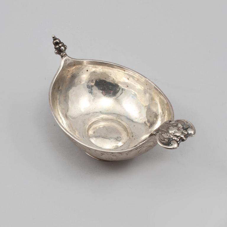 KÅSA, silver, troligen Peter Rasmussen Alsing (Köpenhamn 1762-1791), vikt 112 gram.