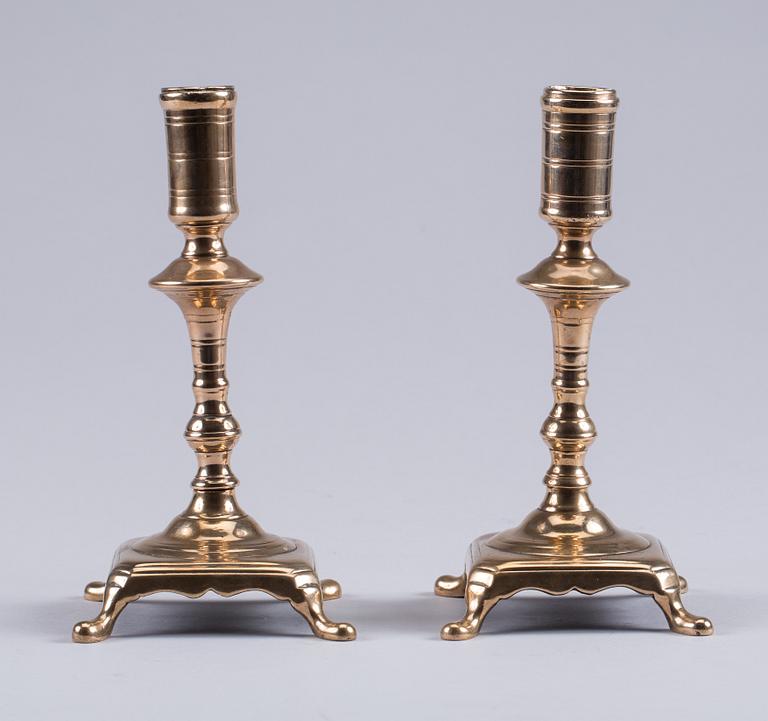 LJUSSTAKAR,  ett par senbarock.