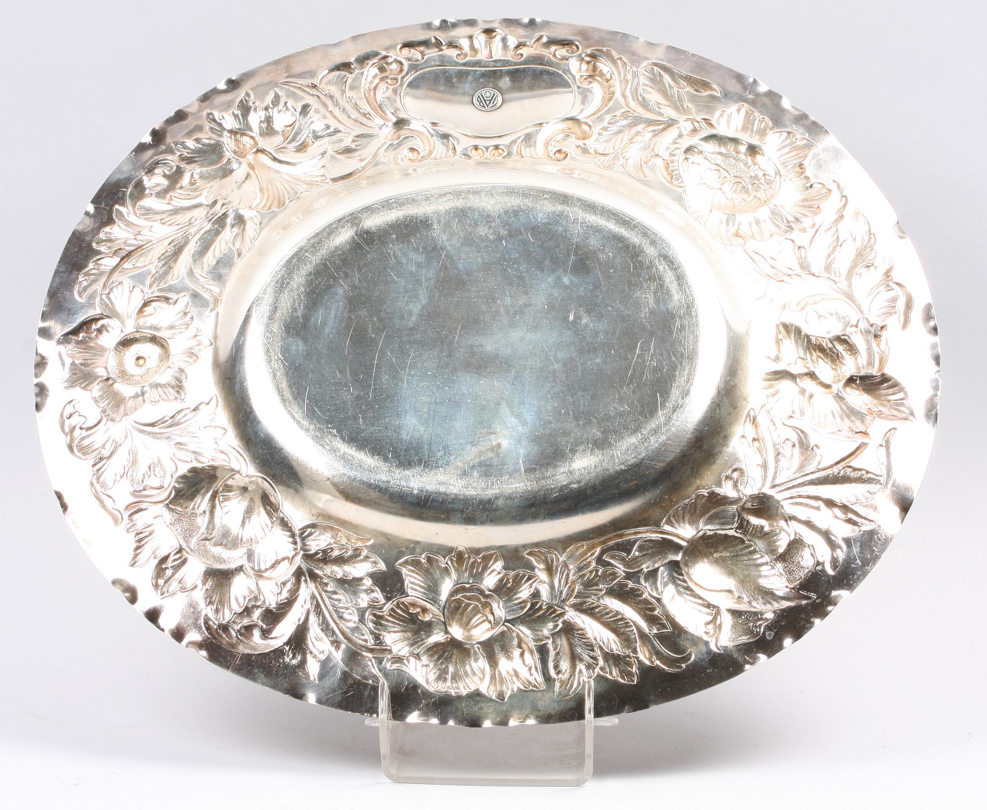 UPPLÄGGNINGSFAT, silver, GAB, Stockholm 1951.