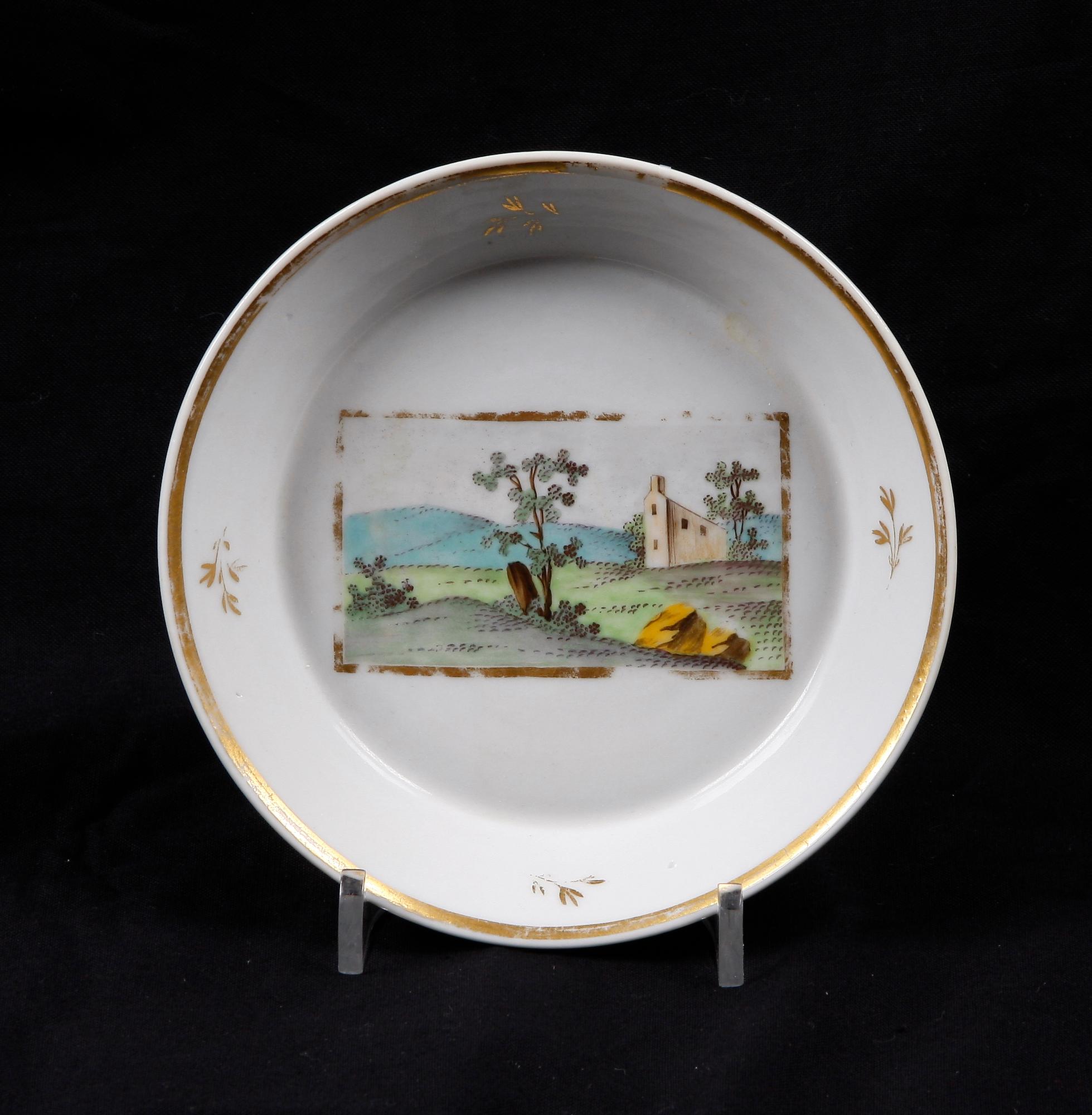 FAT, porslin, troligen Böhmen, 1800-tal.