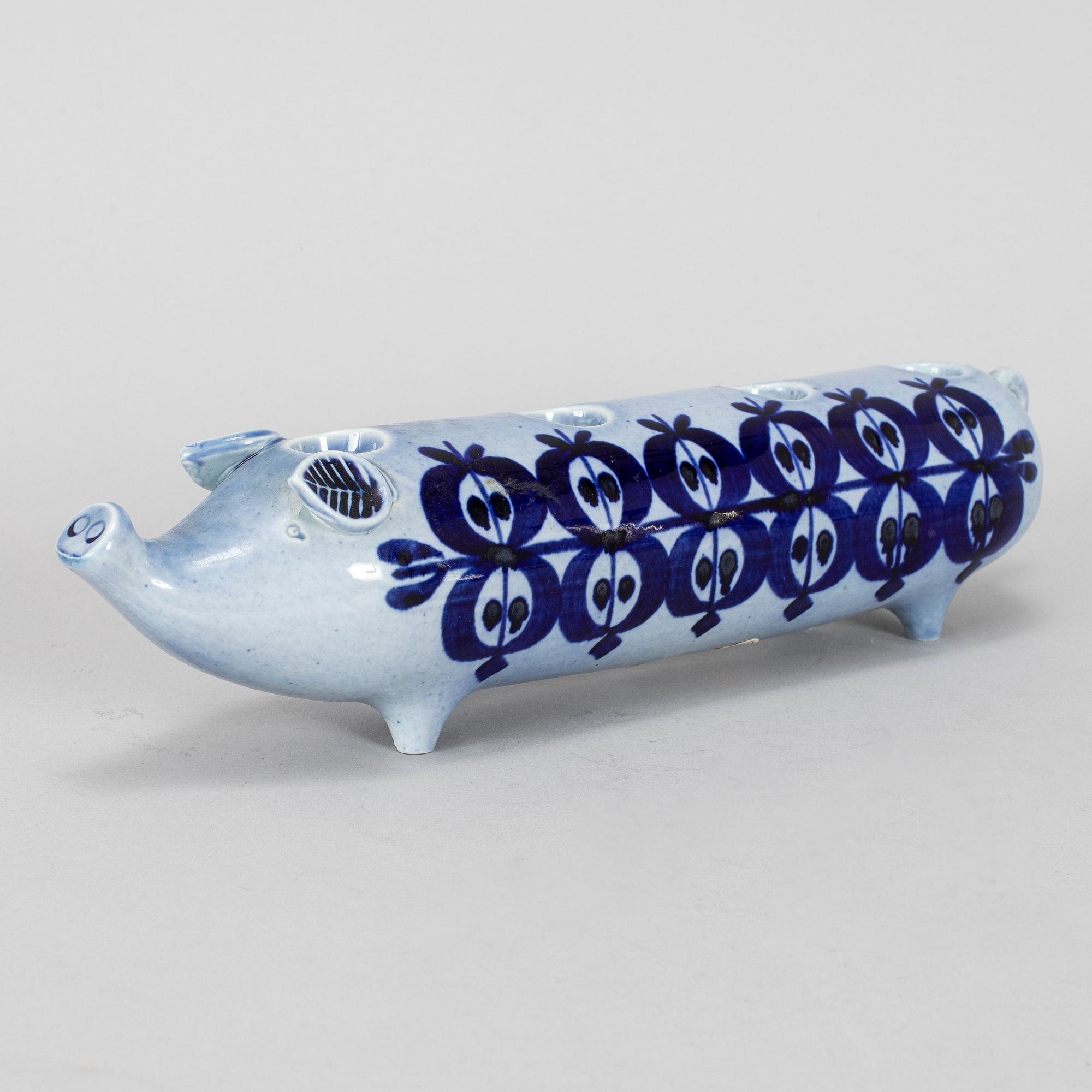 【お気にいる】 LARSON, LISA a Gustavsberg from candlestcik advent stoneware 置物