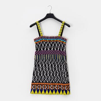 Missoni, a pearl embroidered dress, size 38.