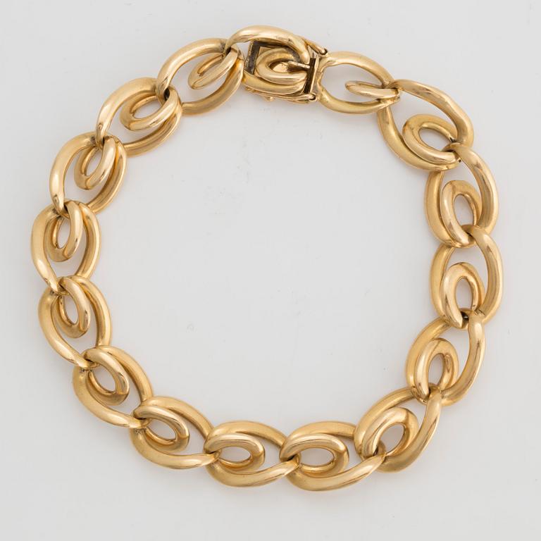 BRACELET, 18K gold.