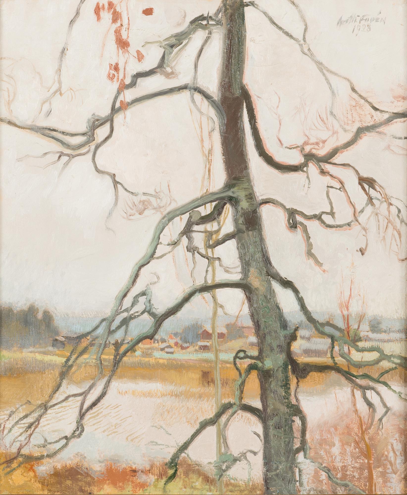 Antti Favén, Puu järven rannalla.