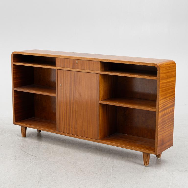 A bookcase with cabinet, Swedish Modern, Contenta Möbler, Mjölby, 1940's.