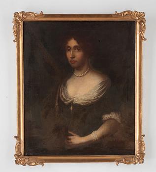 Simon Vouet Follower of, Lady with pearls.