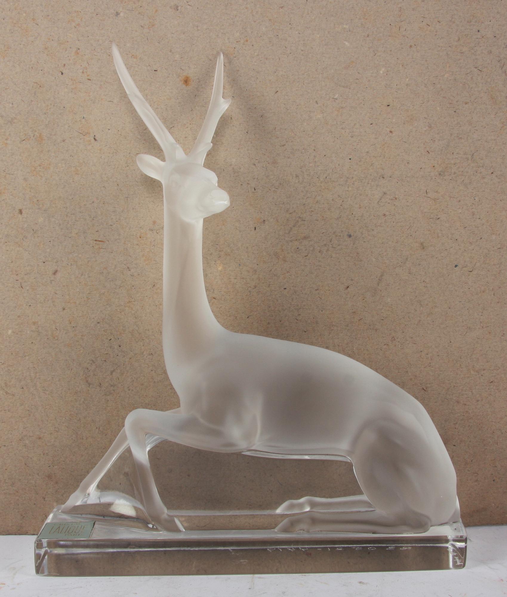 FIGURIN, glas, Lalique.