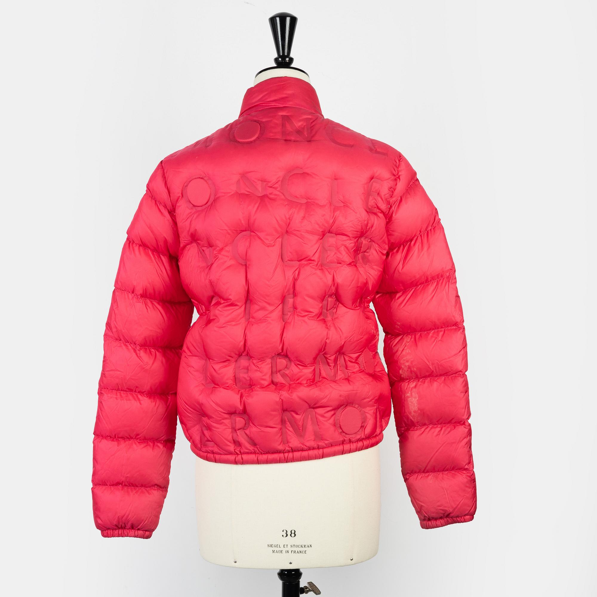 Moncler jacket size 1 sales