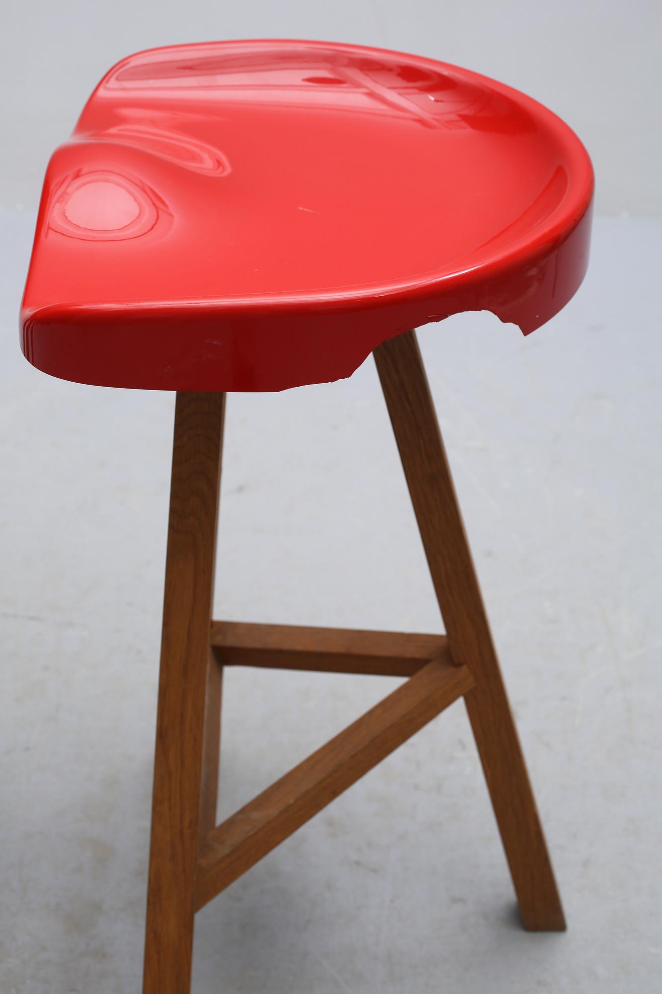 BARSTOLAR, ett par, "Heidi", Sebastian Wrong, Established and Sons, omkring år 2000.