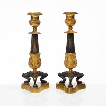 Ljusstakar, Empire, Frankrike, tidigt 1800-tal.