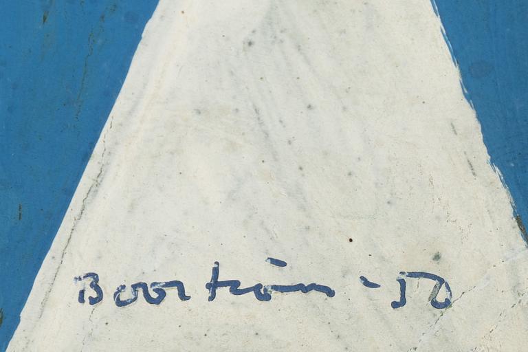 Harry Booström, gouache on paper-panel, signed and dated -50.