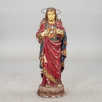 SKULPTUR, blandteknik, "Jesus", 1900-tal.