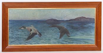 OKÄND KONSTNÄR, olja på duk, sign o dat 1904.