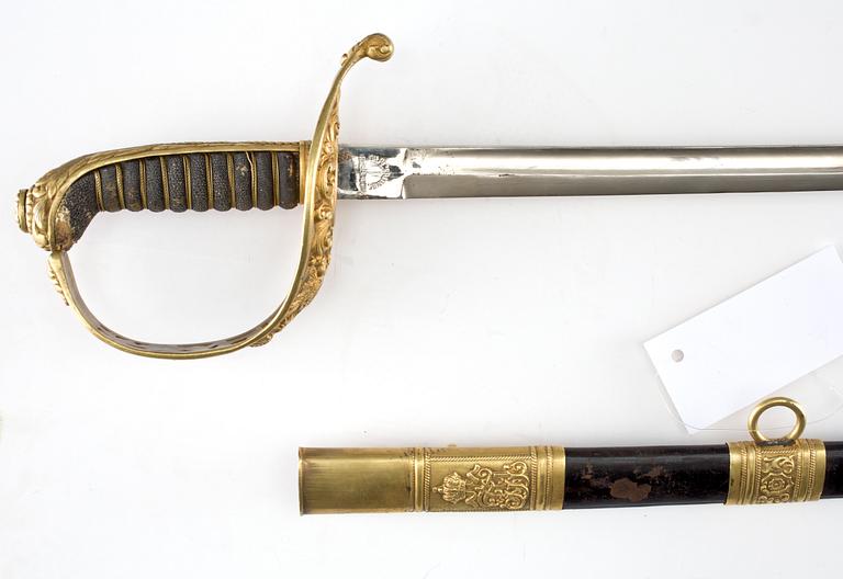 OFFICERSVÄRJA, Ungern/Österrrike, 1800/1900-tal.