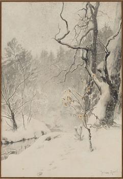 Johan Krouthén, Winter Landscape.